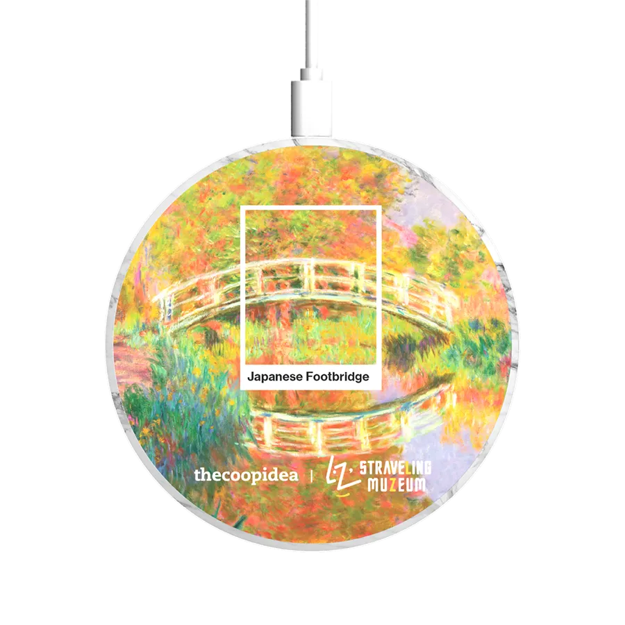 COOP FAIR Edition Wireless Charging Pad - Monet Japanese Footbridge