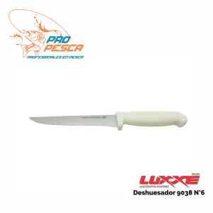 Cuchillo LUXXE Fileteador QZ9038A - 6" (15cm) - Blanco