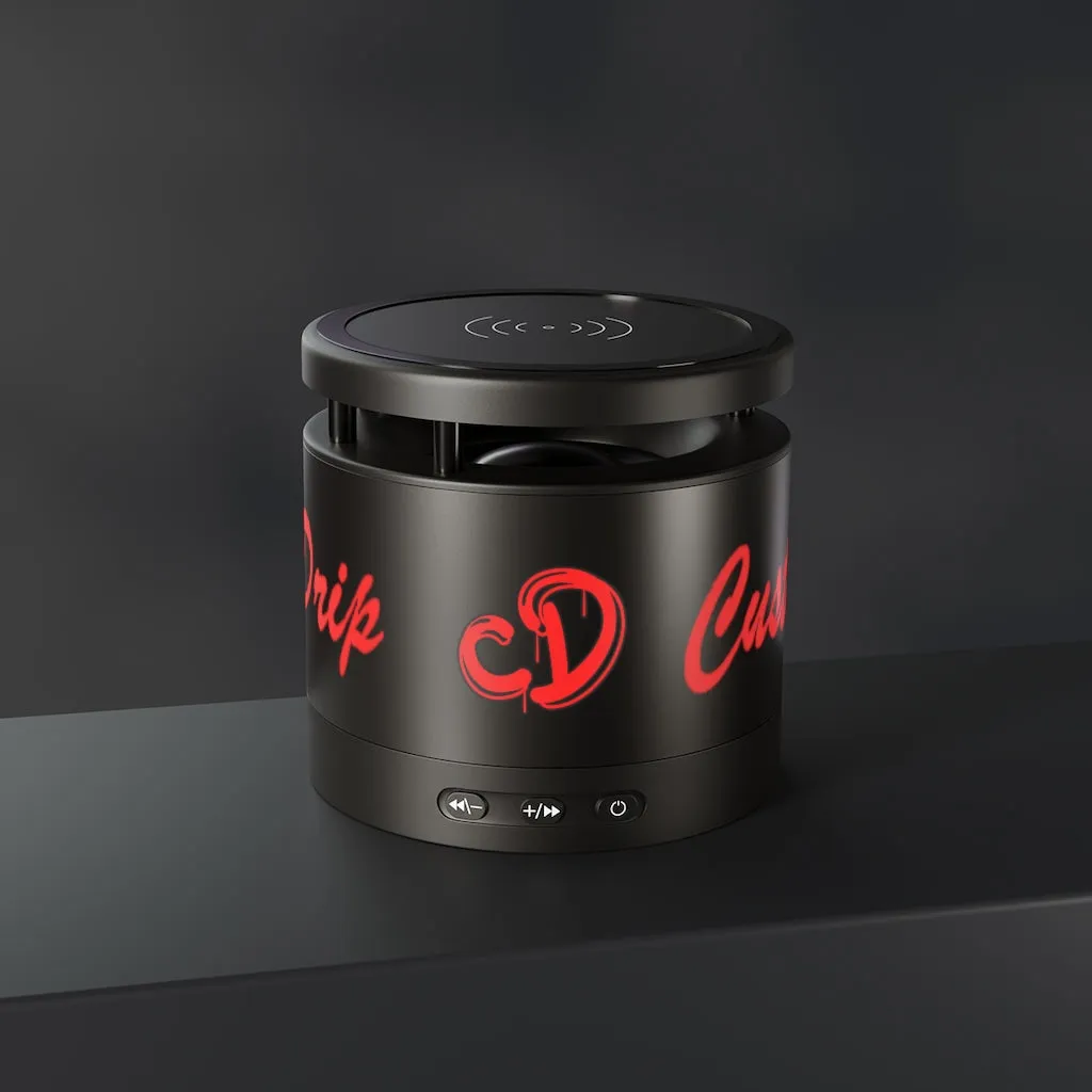 Custom Drips Metal Bluetooth Speaker and Wireless Charging Pad