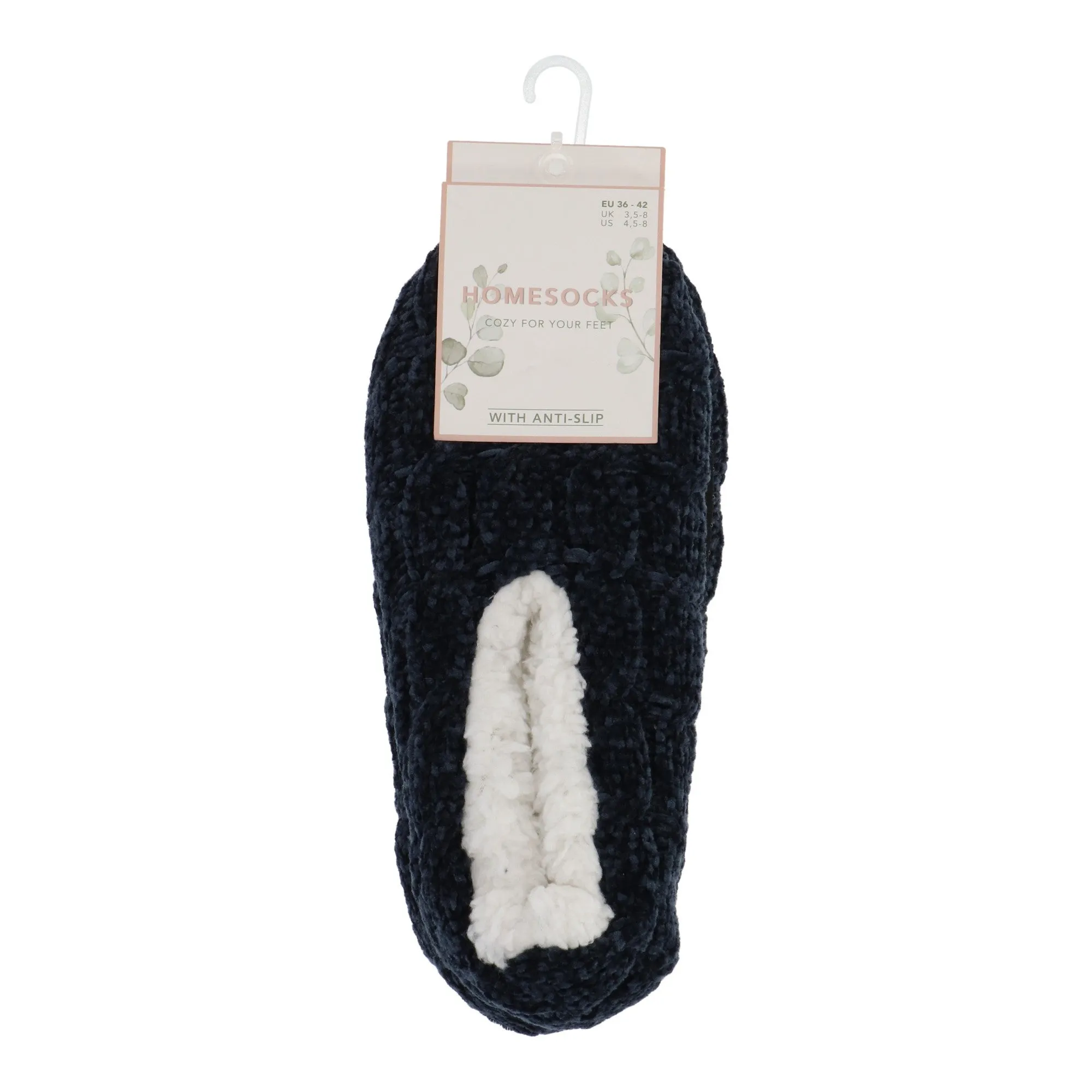 Dames homeshoe Chenille cable 15035 Nibl