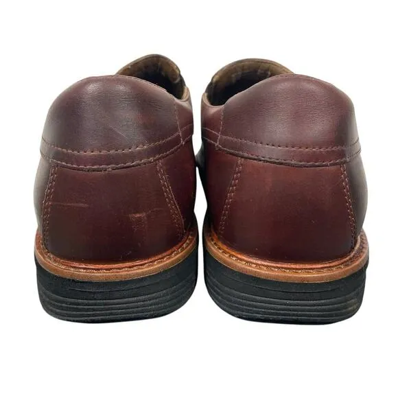Dansko Jackson Slip-On Loafer Mahogany Antiqued Brown Leather Men’s US 11.5 - 12