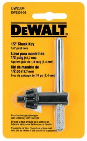 DeWalt® Chuck Keys, 1/4 in; 1/2 in, DW2304