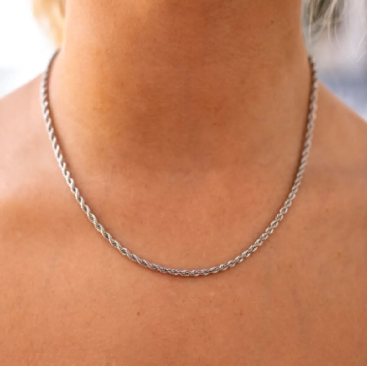 Disco Cowgirl Necklace- Silver