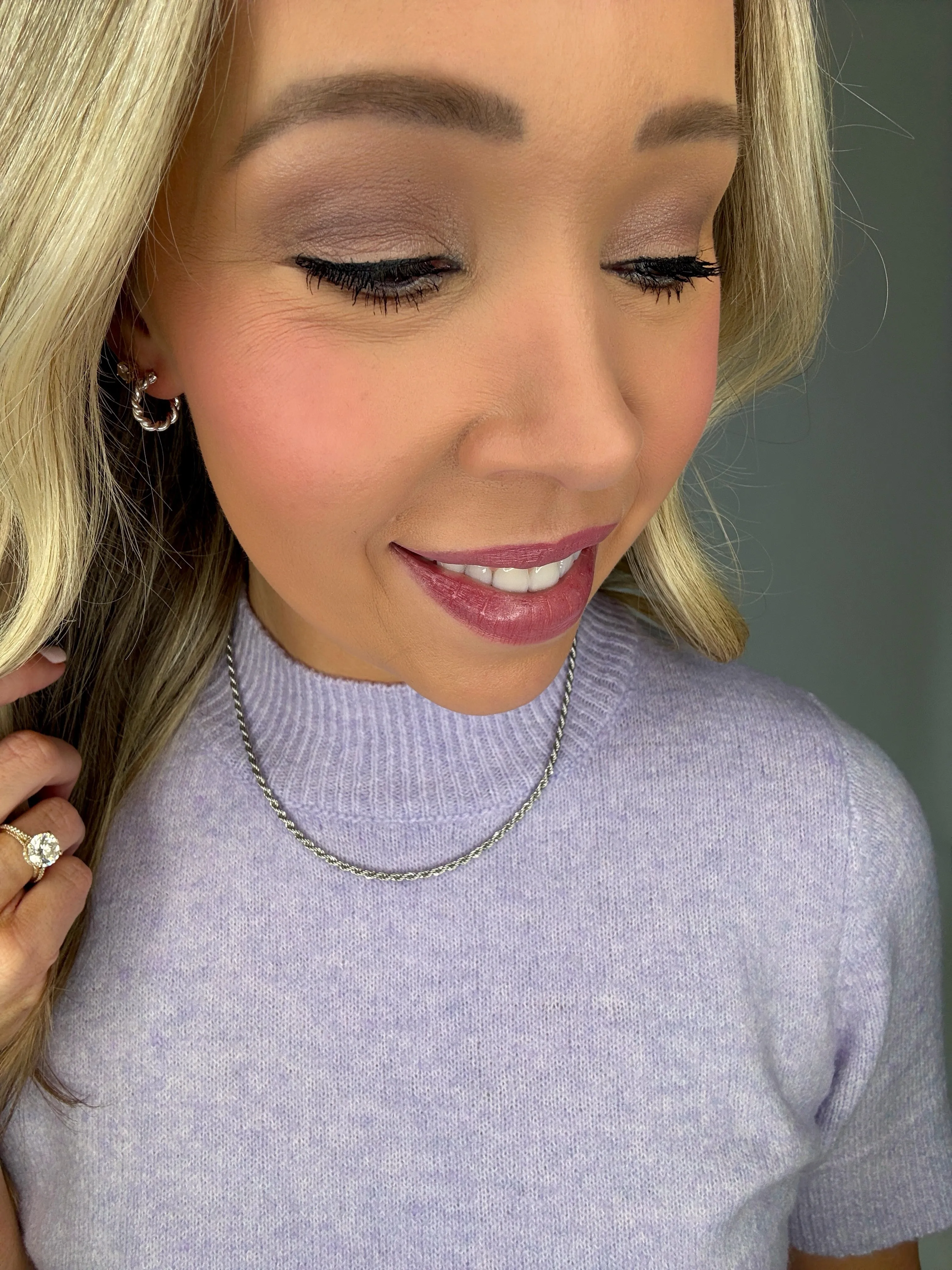 Disco Cowgirl Necklace- Silver