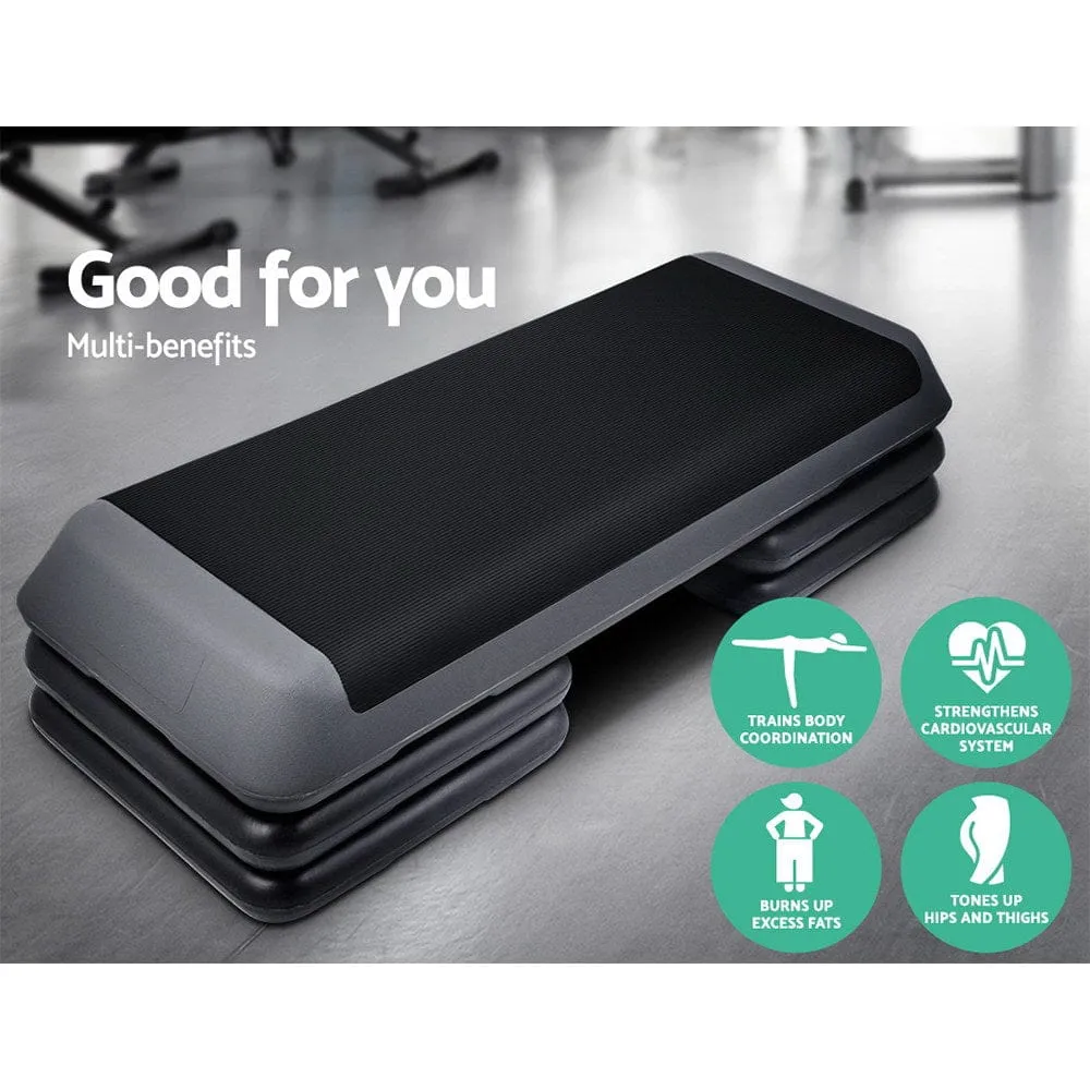 EFit 3 Level Aerobic Step Exercise Stepper 110cm Gym Home Fitness- ONLINE ONLY