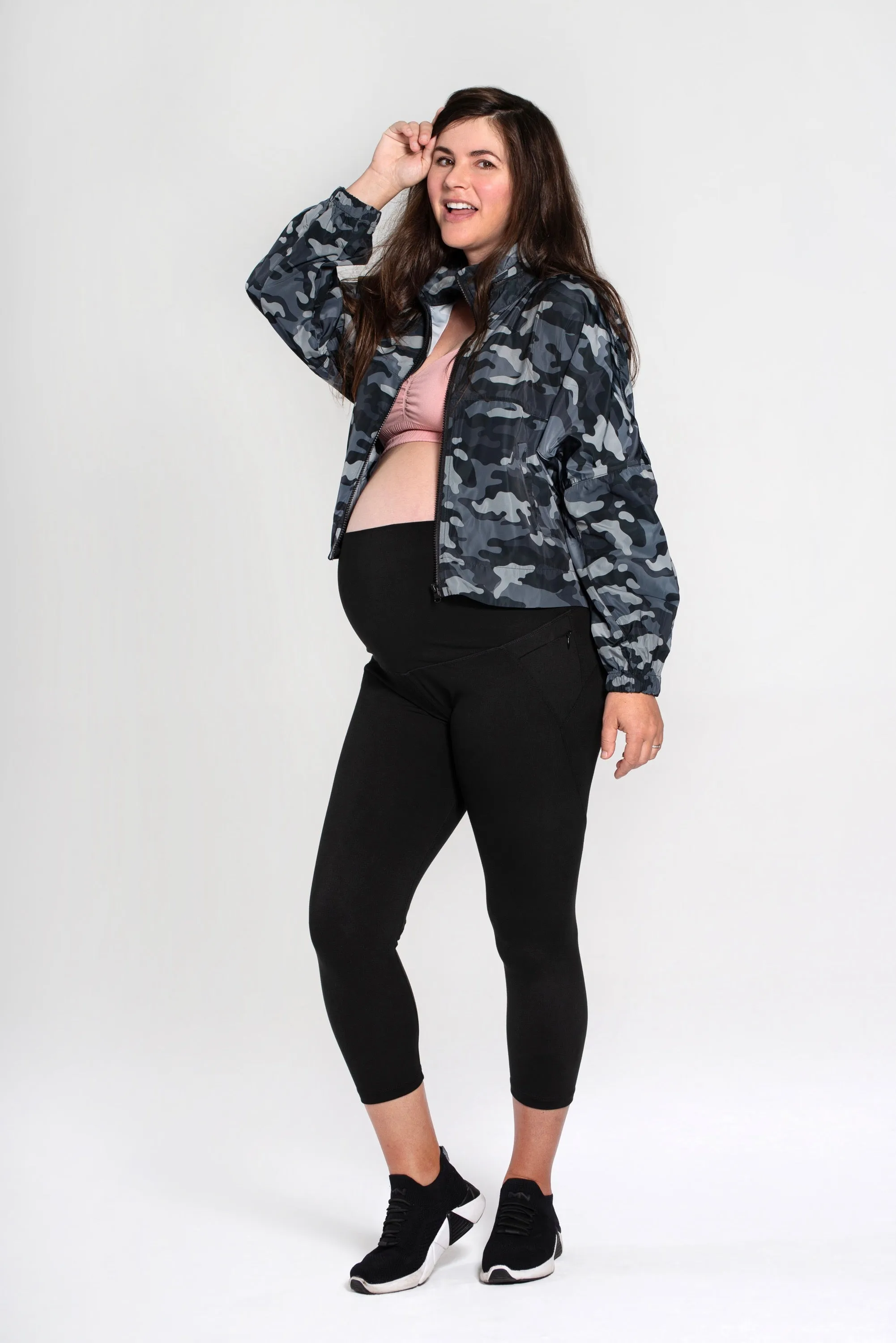 Elevate Camo Windbreaker