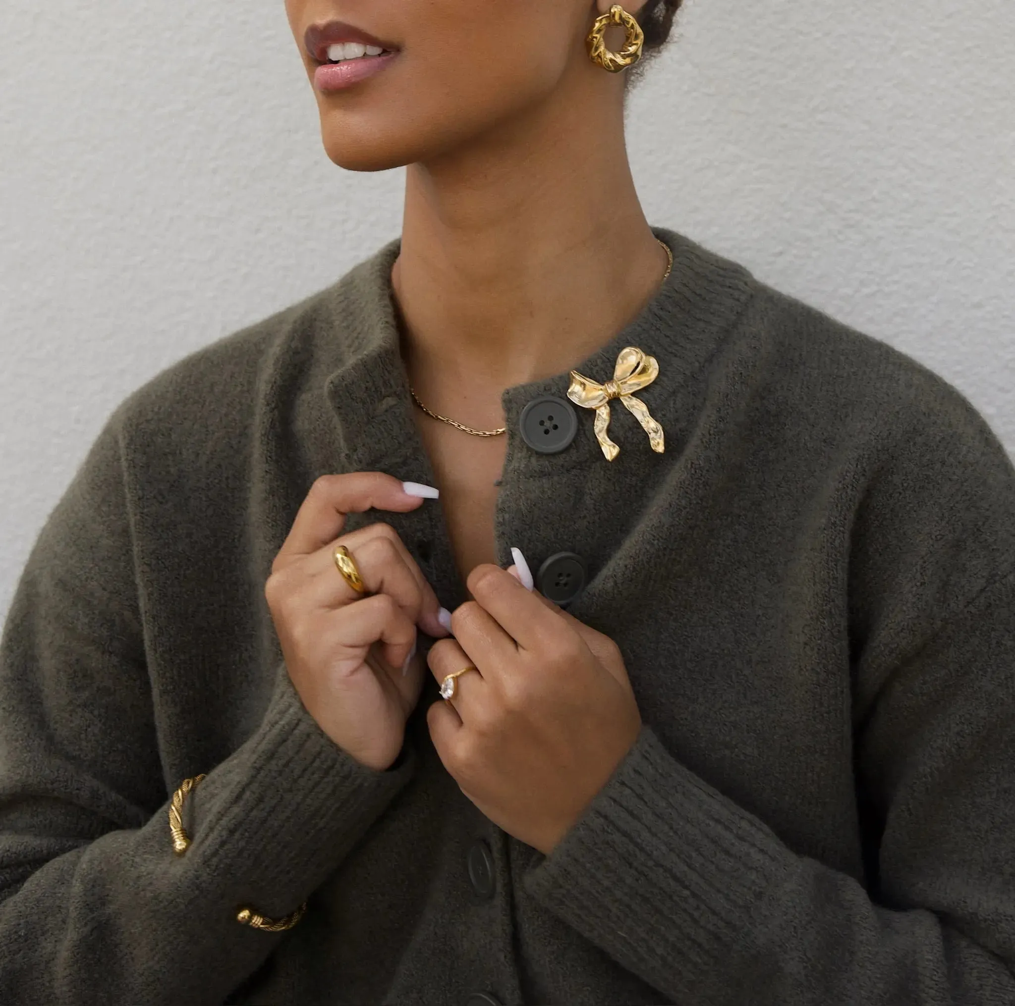 Ellie Vail Water Resistant Jewelry- Belle Bow Brooch