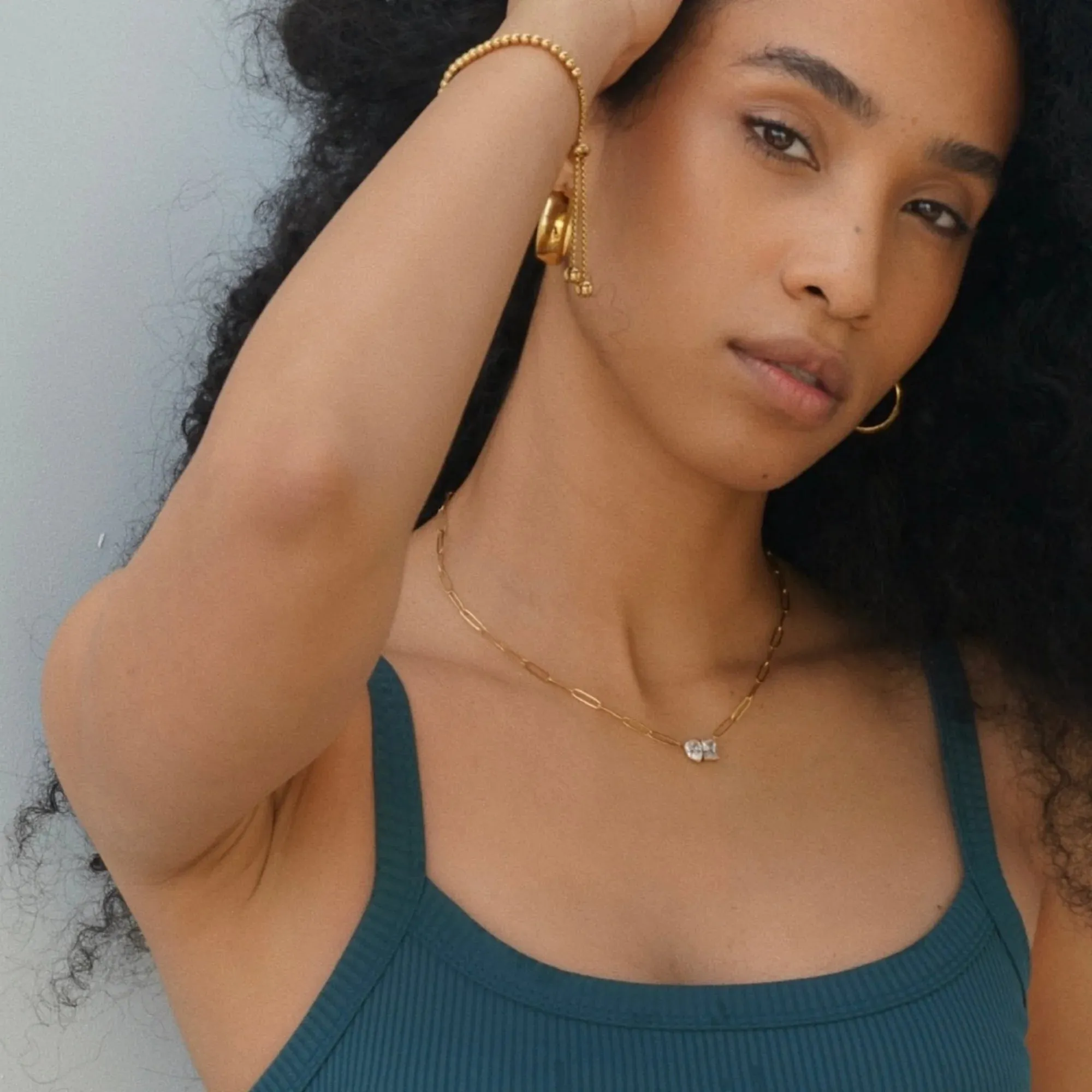 Ellie Vail Water Resistant Jewelry - Cecilia Toi et Moi Necklace