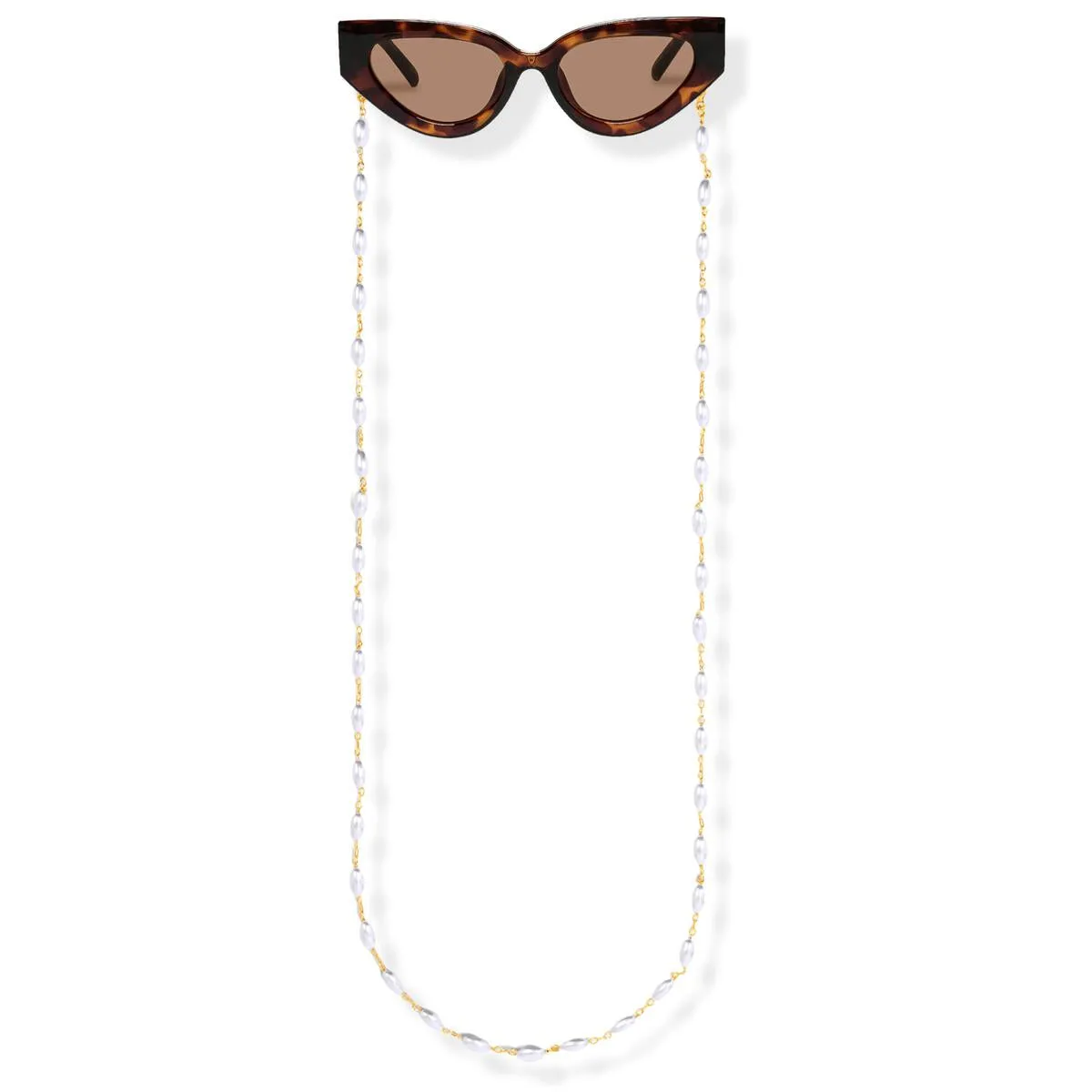 Ellie Vail Water Resistant Jewelry - Collins Pearl Sunglass Chain