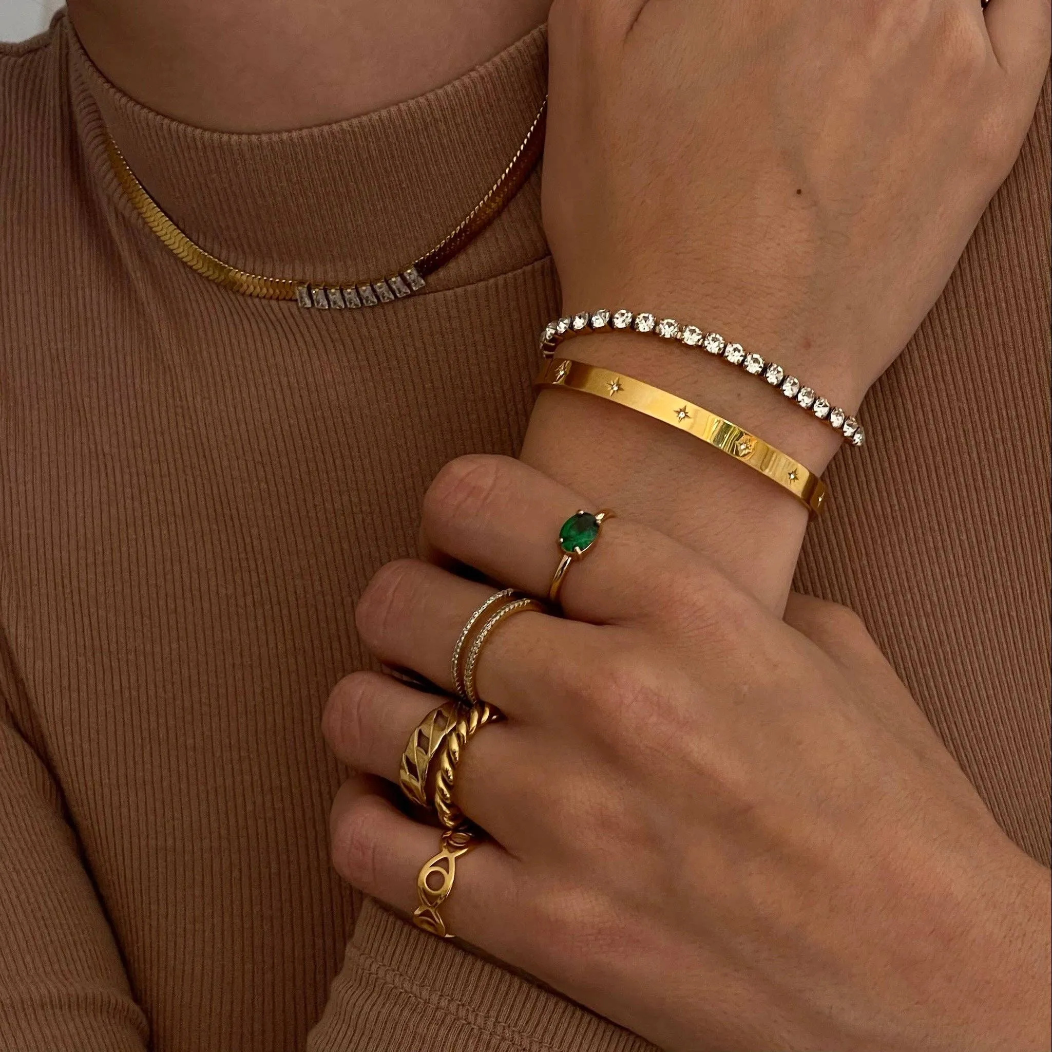Ellie Vail Water Resistant Jewelry- Fernanda Tennis Bracelet