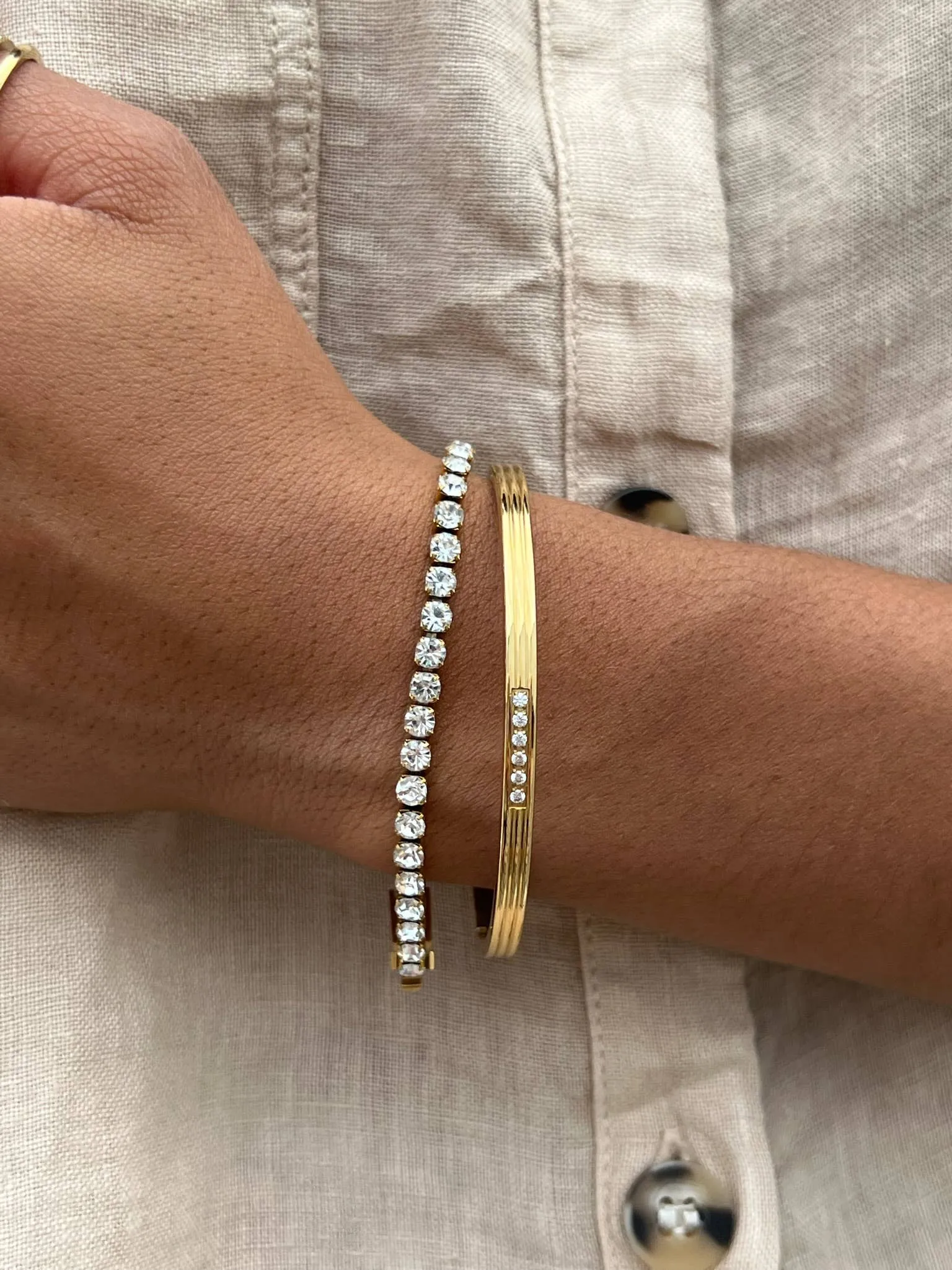 Ellie Vail Water Resistant Jewelry- Fernanda Tennis Bracelet