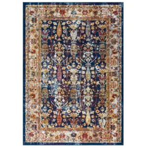ENTOURAGE JESSA DISTRESSED VINTAGE FLORAL LATTICE