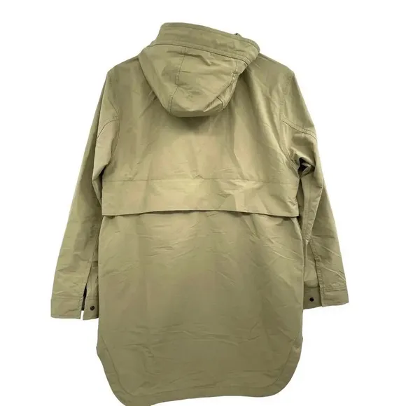 EVERLANE ReNew Anorak Jacket Size XXS Water Resistant Green