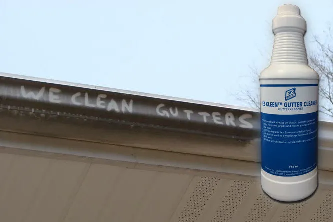 EZ Kleen Gutter Cleaner (1 gallon) - Gutter Whitening