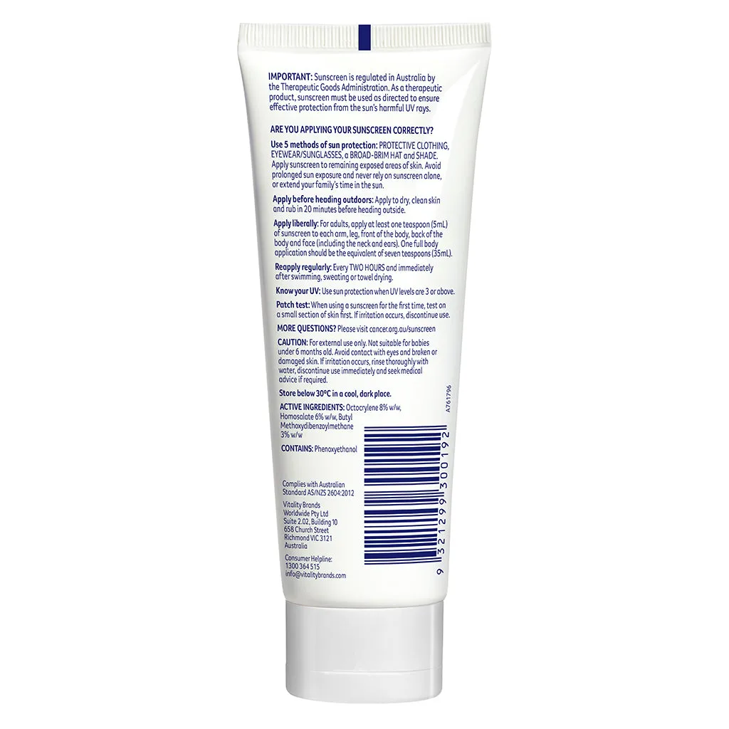 Face Day Wear Moisturiser Water Resistant SPF50  75ml