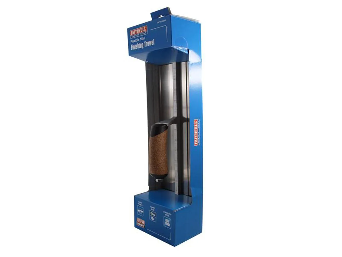 Faithfull Flex Finishing Trowel With Cork Handle 450mm (18In)