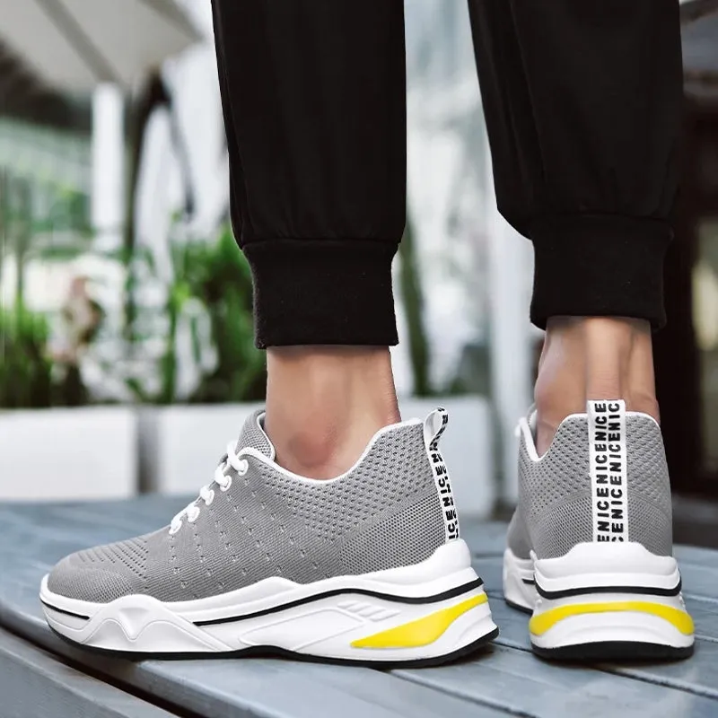 Fashion Elevator Shoes Men Sneakers