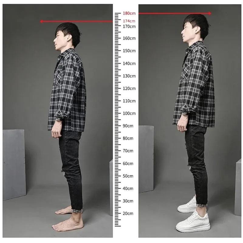 Fashion Elevator Shoes Men Sneakers