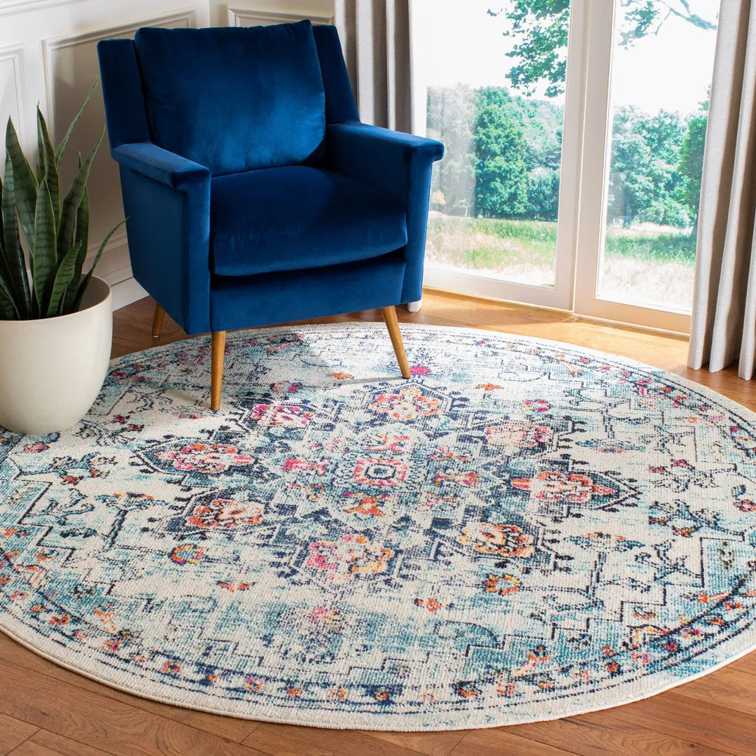Felty Oriental Area Rug Langley Street® Rug Size: Round 4'