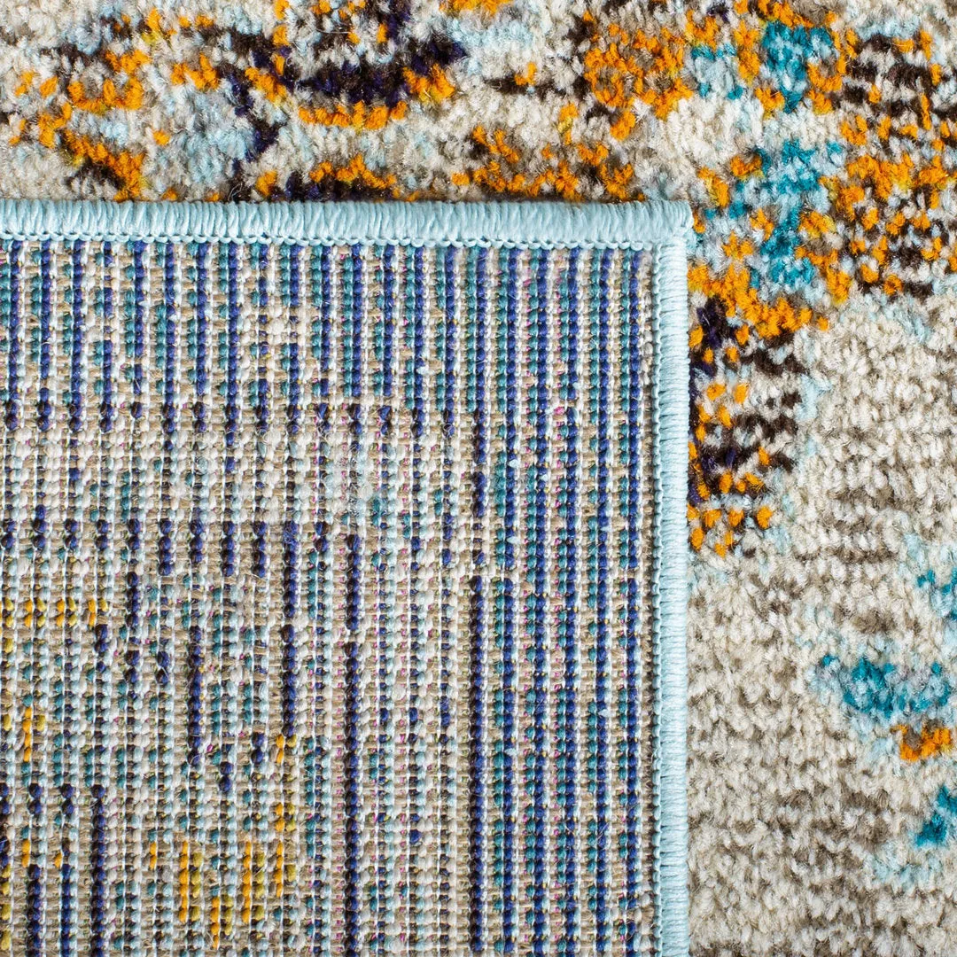 Felty Oriental Blue/Light Blue Area Rug Langley Street® Rug Size: Runner 2'2" x 6'