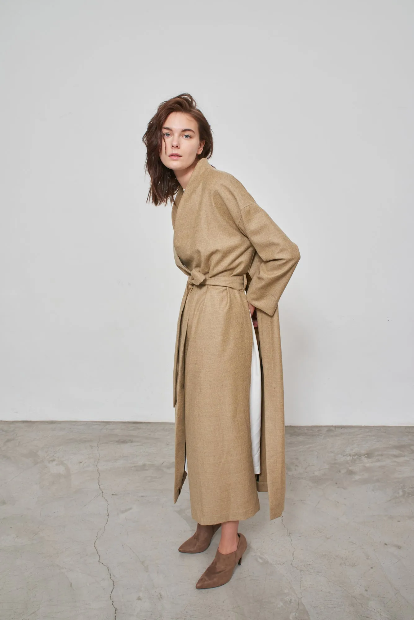 Figure wool Coat