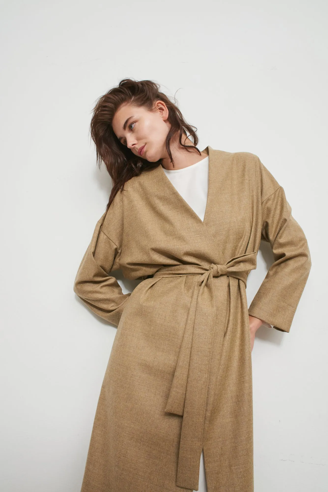 Figure wool Coat