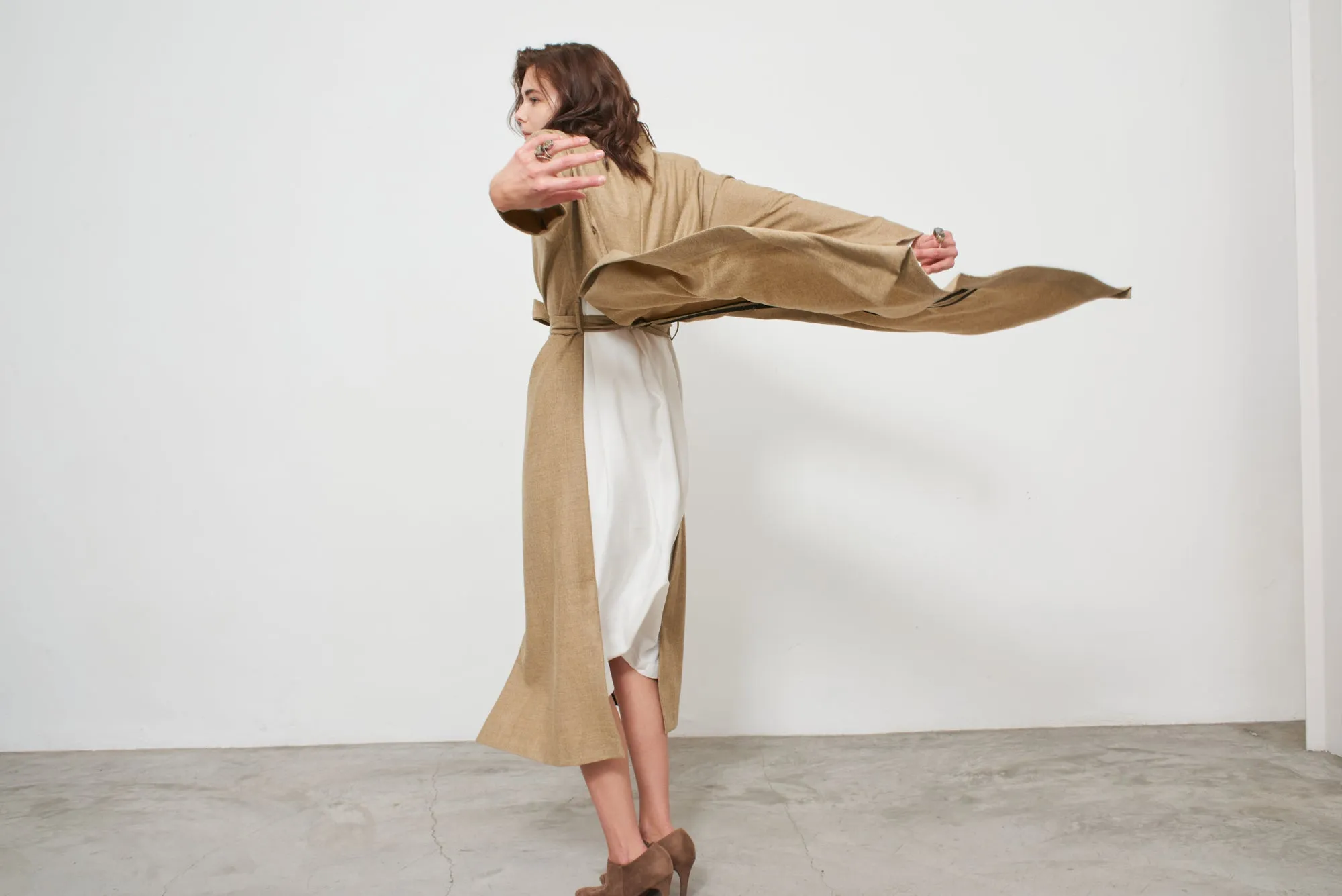 Figure wool Coat