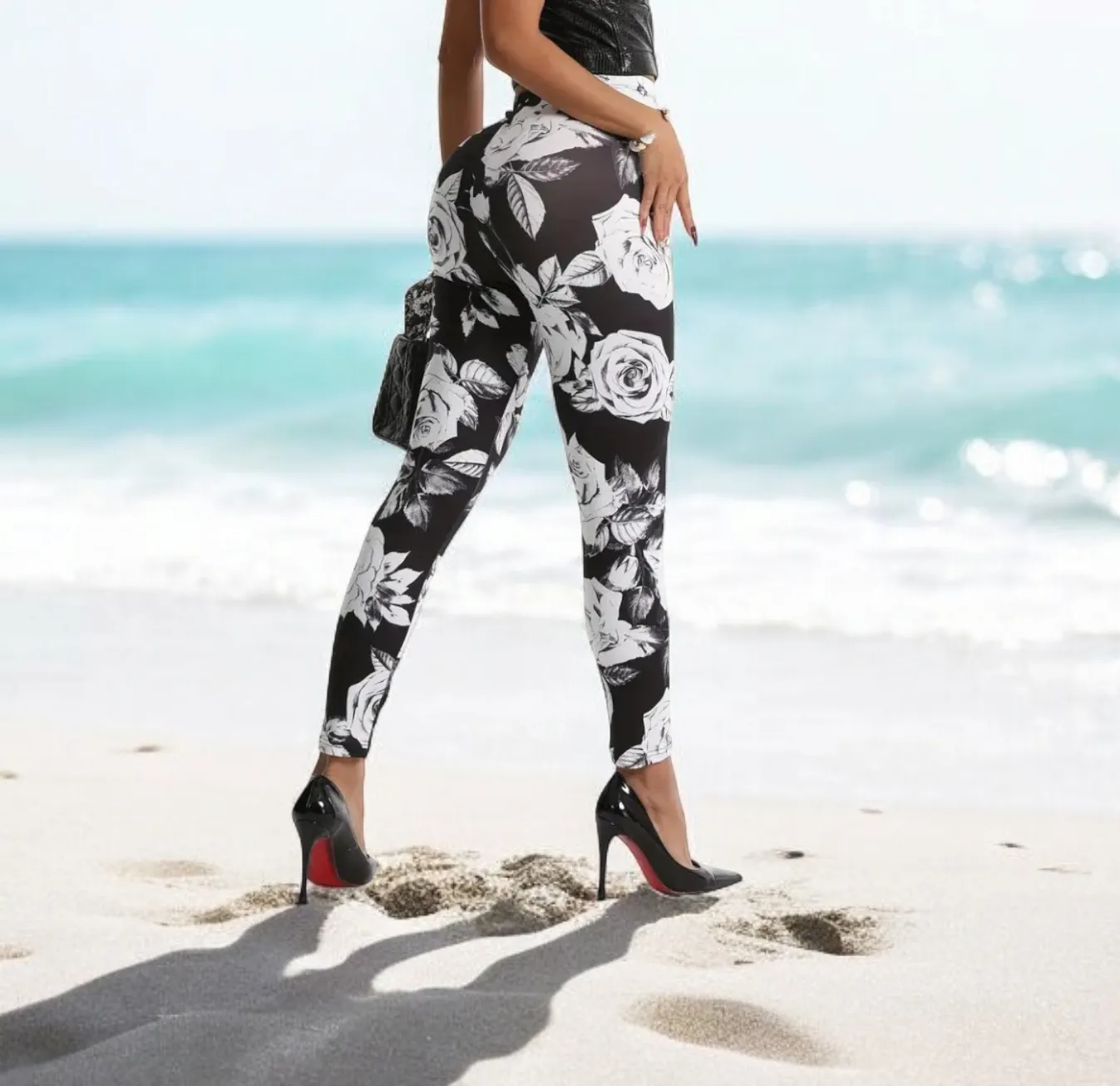Flower Print Leggings