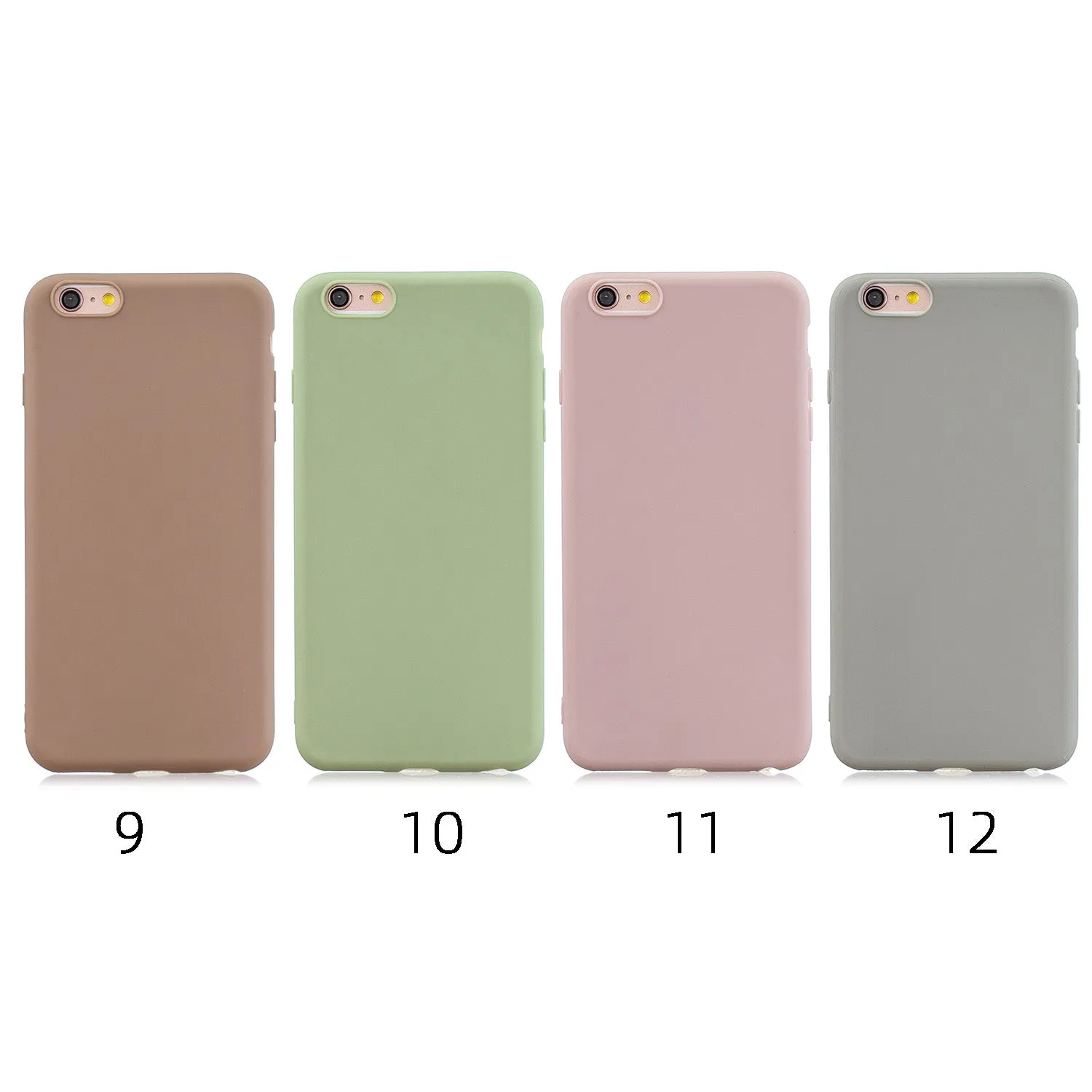For HUAWEI Y9 2019 Lovely Candy Color Matte TPU Anti-scratch Non-slip Protective Cover Back Case 9