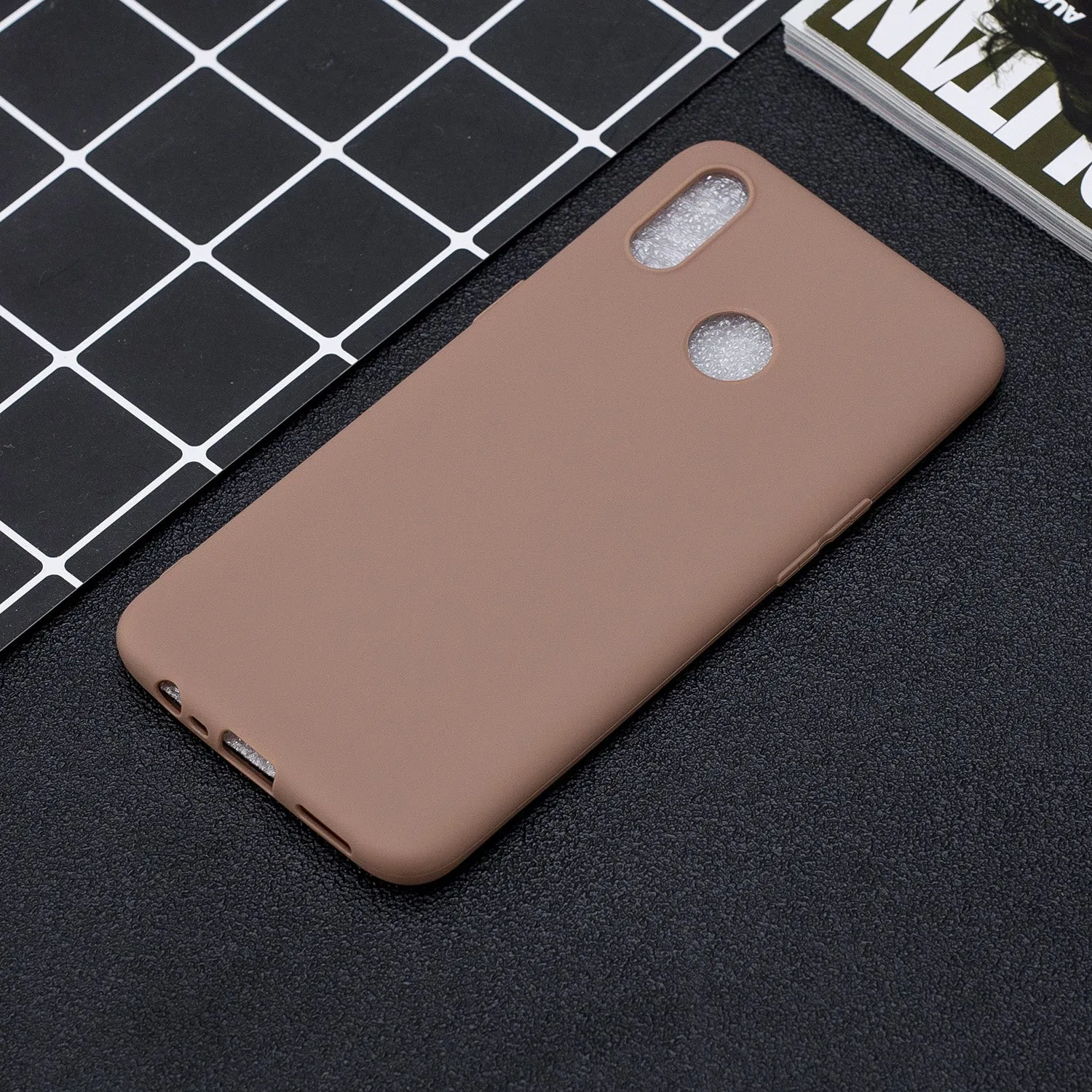 For OPPO Realme 3 pro Lovely Candy Color Matte TPU Anti-scratch Non-slip Protective Cover Back Case 9