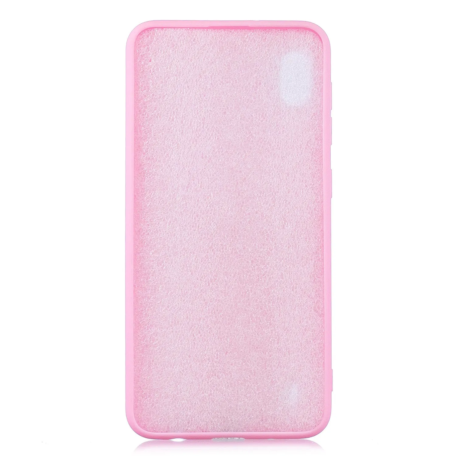 For Samsung A10 Lovely Candy Color Matte TPU Anti-scratch Non-slip Protective Cover Back Case red