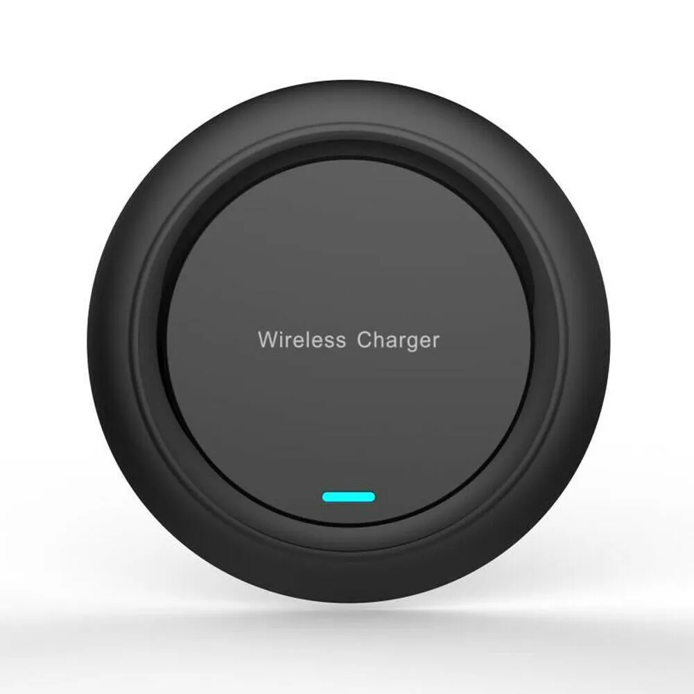 For Samsung S10 /e S8/S9 Plus Fast Wireless Charger 10W Quick Charging Pad Mat black
