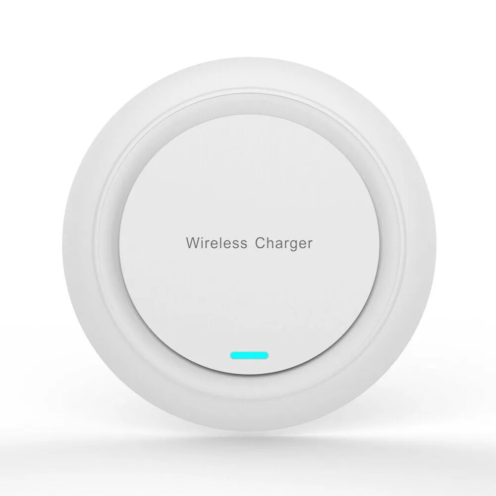 For Samsung S10 /e S8/S9 Plus Fast Wireless Charger 10W Quick Charging Pad Mat white