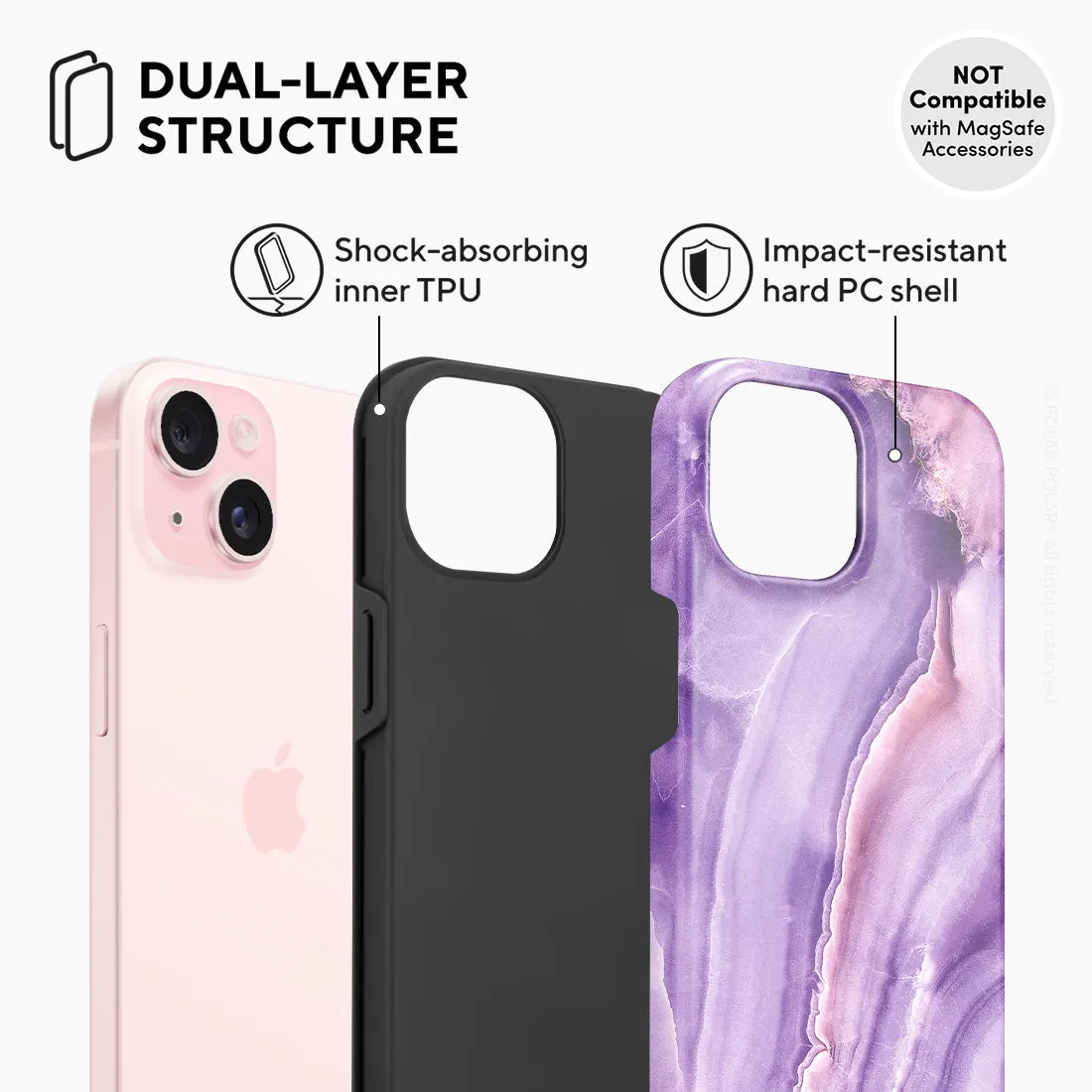 French Violet Custom - iPhone 15 Case