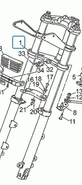 FRONT FORK ASSY (#29490252)