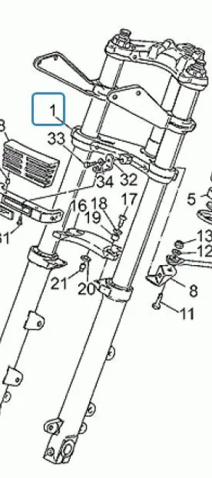 FRONT FORK ASSY (#29490252)