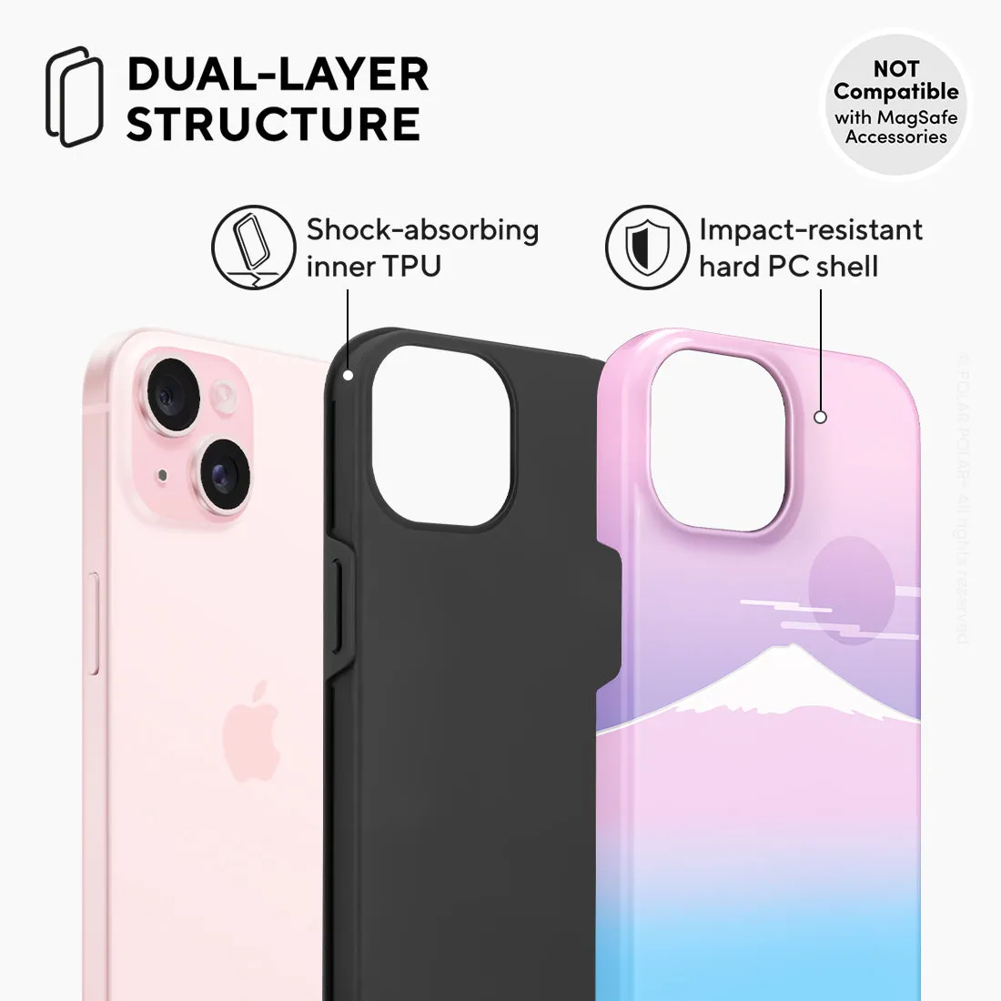 Fujisan Romance - iPhone 15 Case