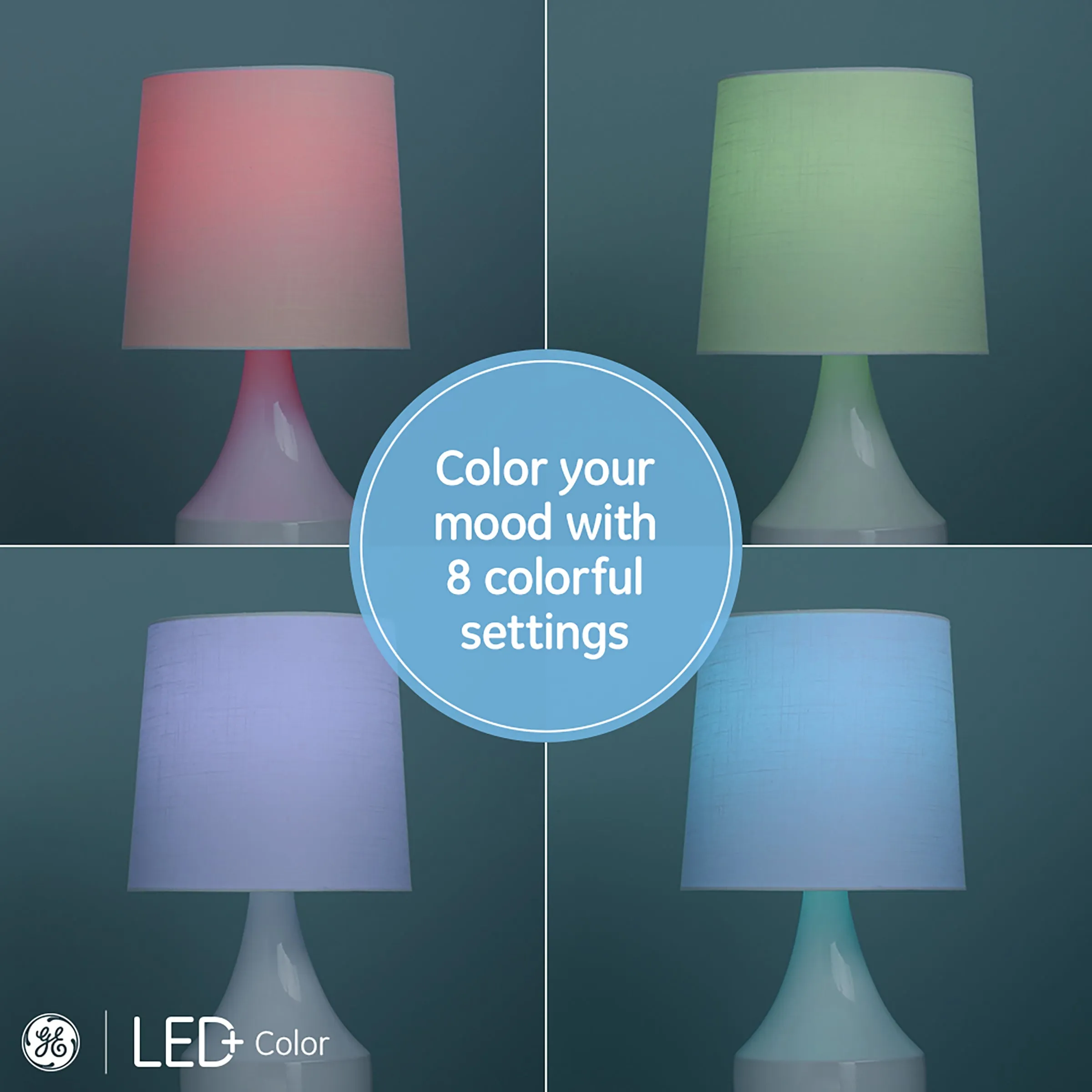 GE LED  Color Changing Indoor Floodlight Bulb, 10 Color Settings with Remote Inc