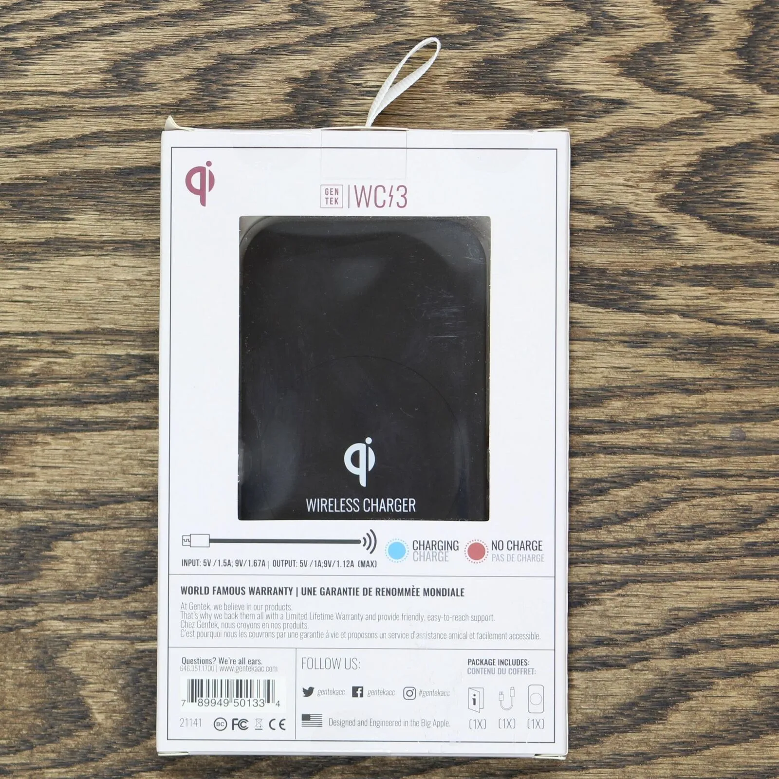 Gentek Qi Wireless Charging Pad. 21141