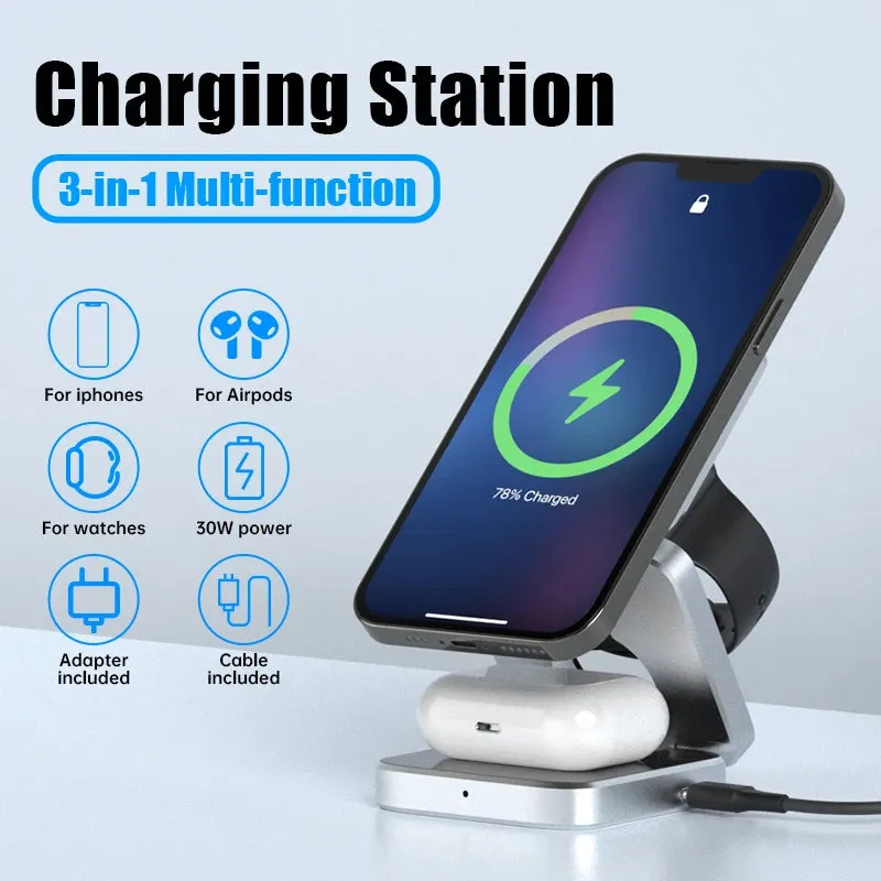 Ghito | 3 in 1 Wireless Charging Station