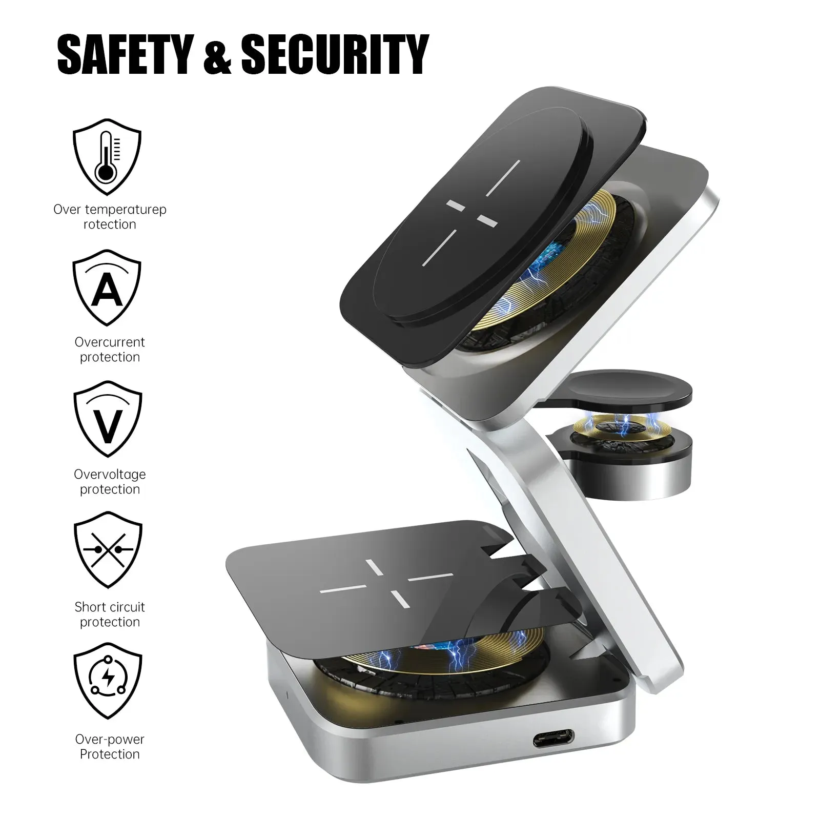 Ghito | 3 in 1 Wireless Charging Station