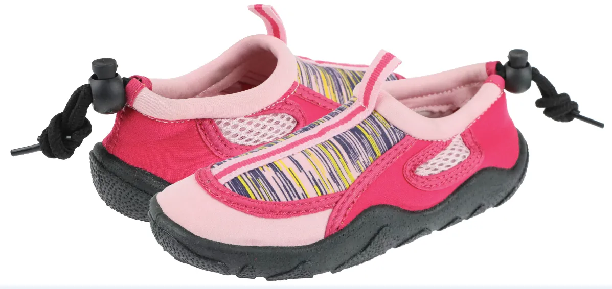 Girls Pink Aqua Shoes