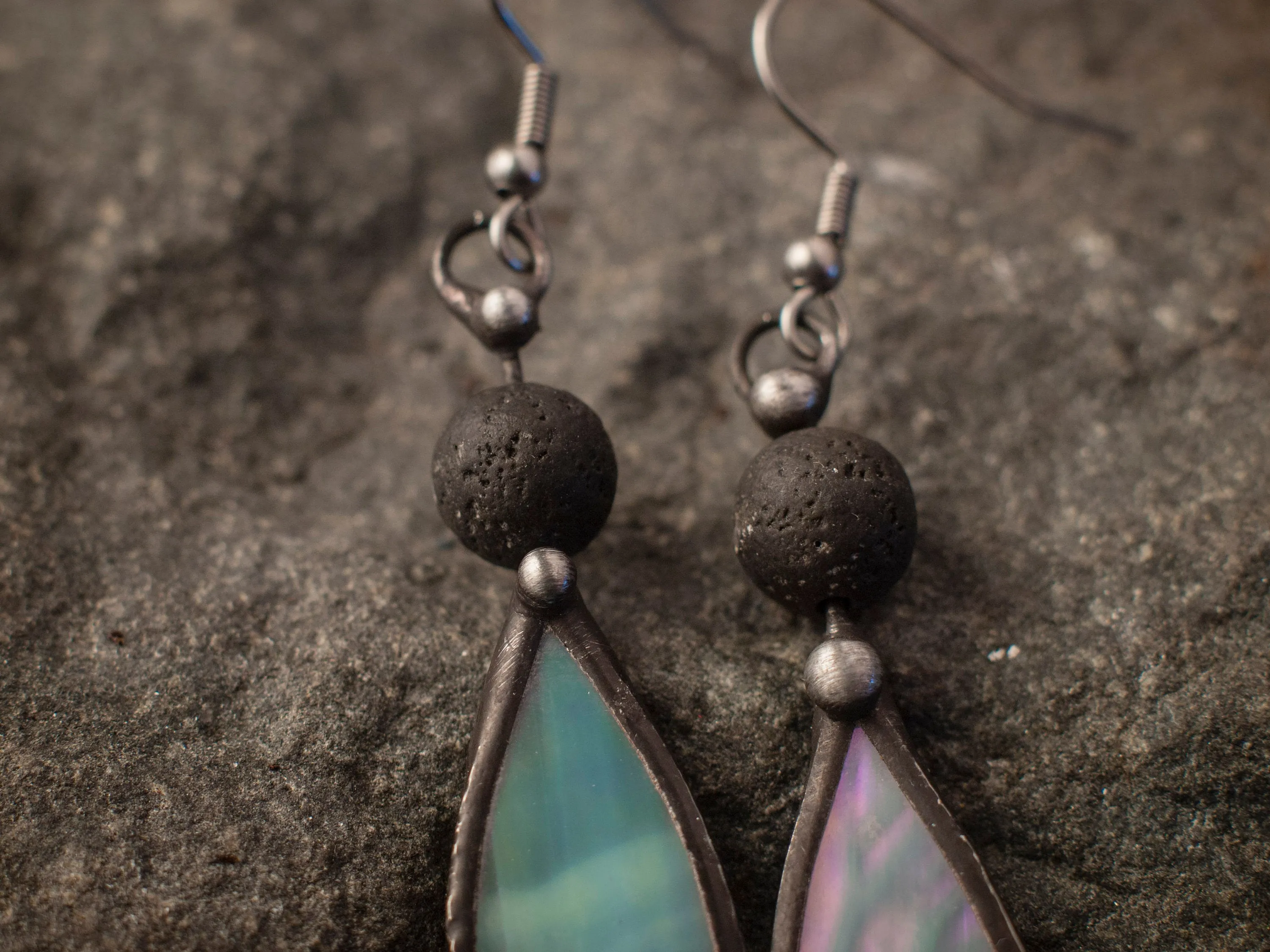 Glass Lotus Necklace