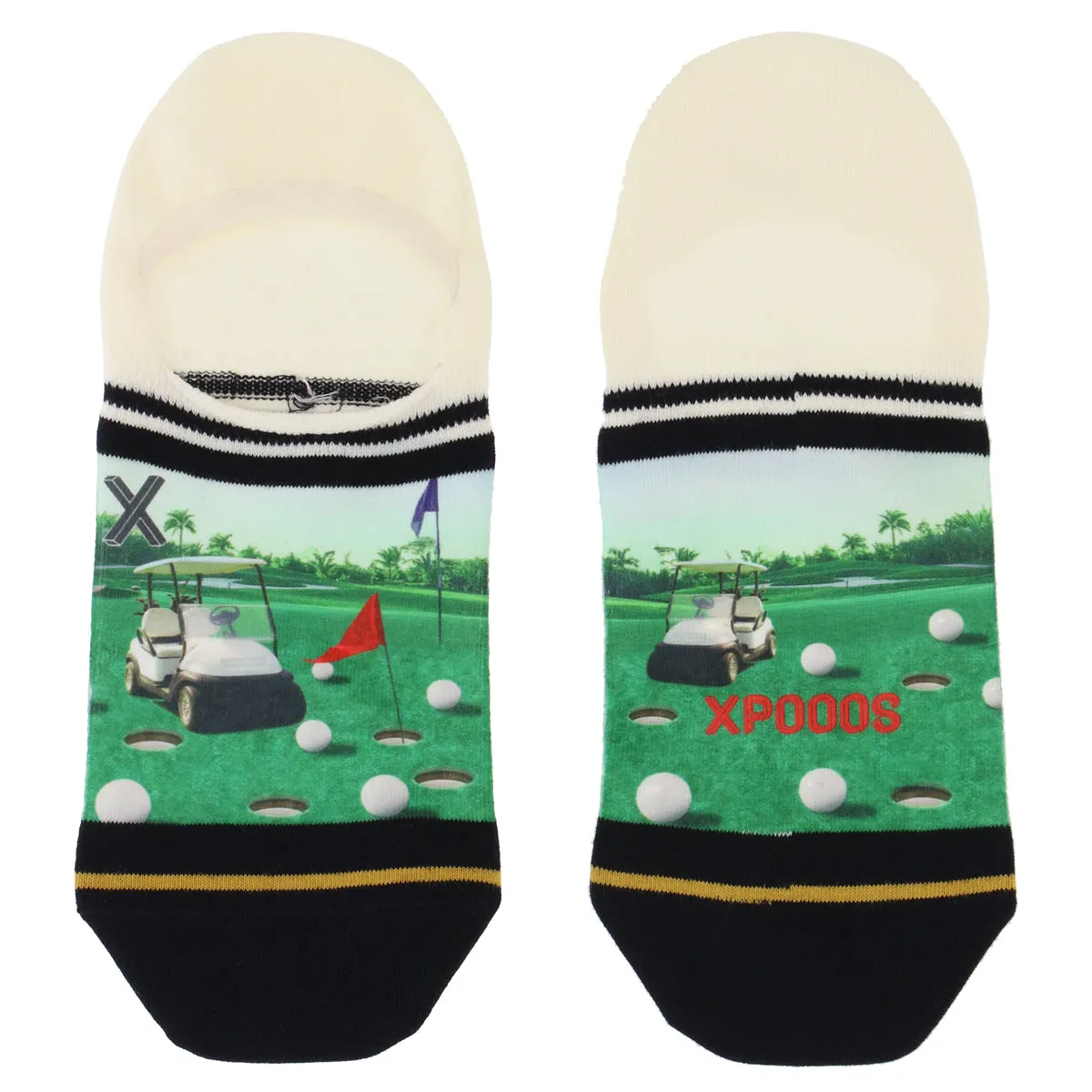Golfholes footies & sokken & boxer set heren