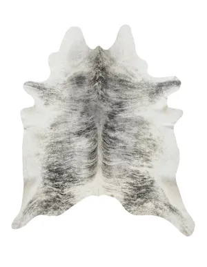 Gray Brindle Cowhide Rug - L