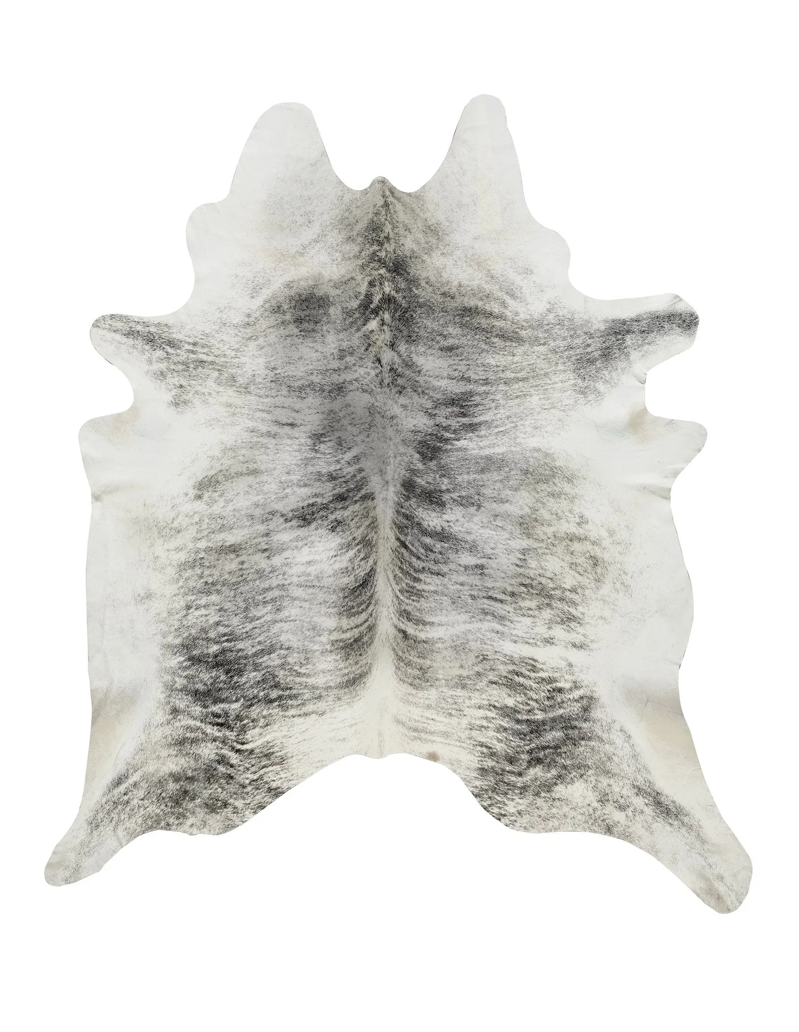 Gray Brindle Cowhide Rug - L