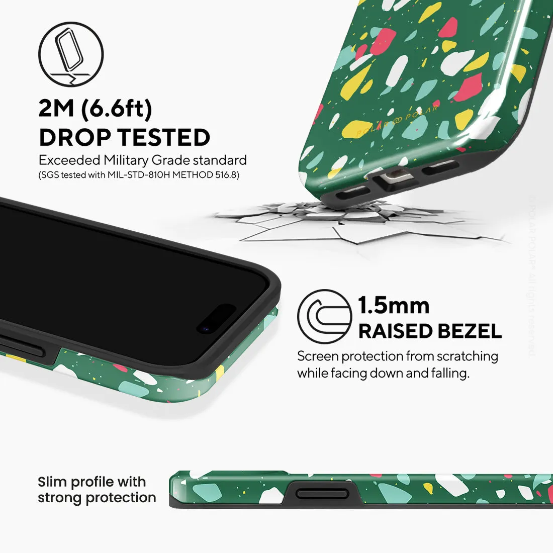 Greenfield Terrazzo Custom - iPhone 15 Case