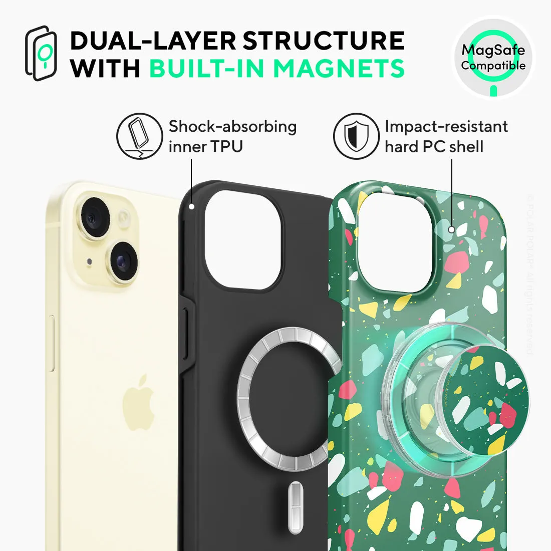 Greenfield Terrazzo Custom - iPhone 15 Case