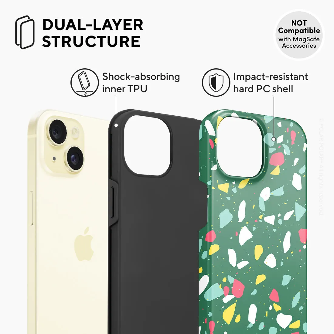 Greenfield Terrazzo Custom - iPhone 15 Case