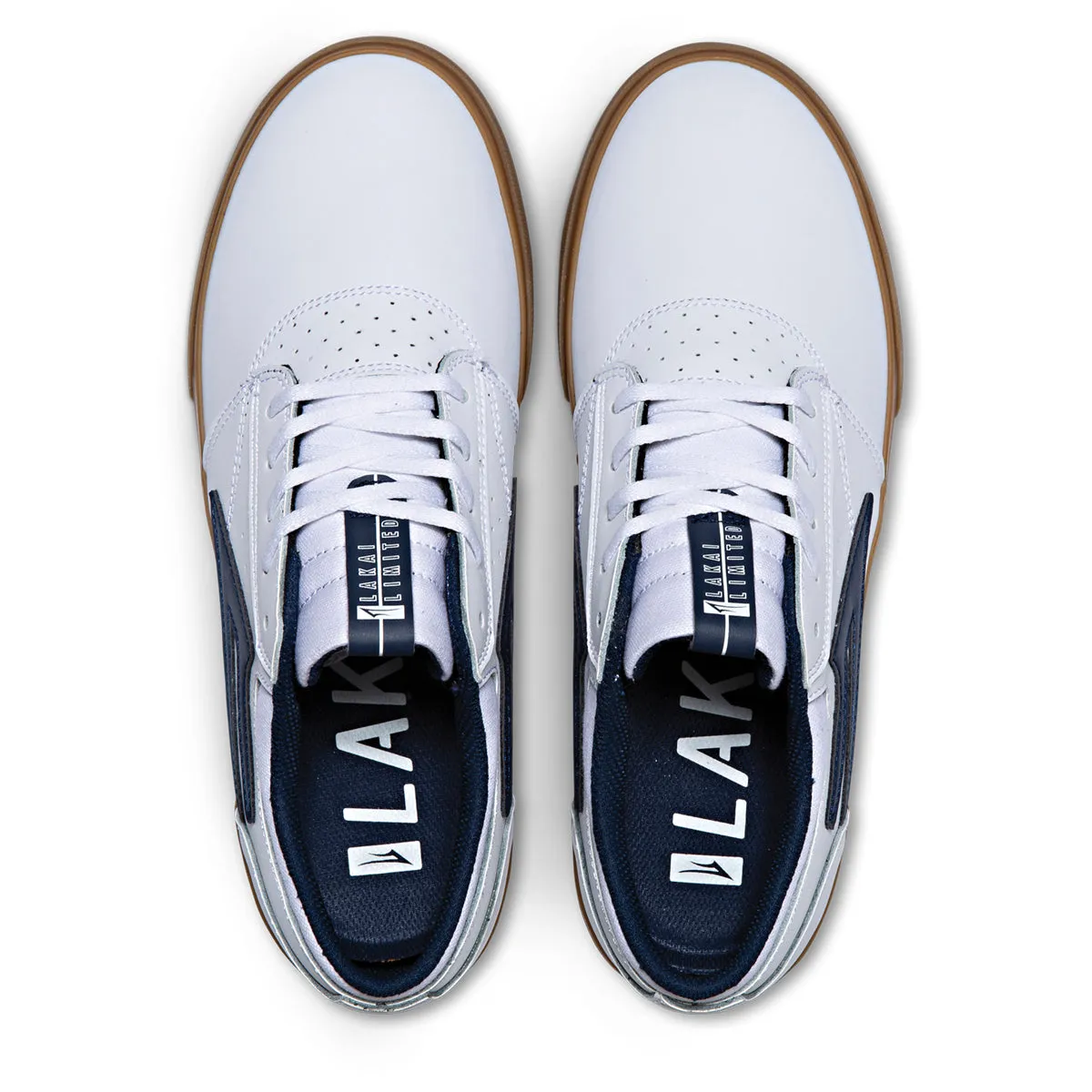 Griffin - White/Gum Leather